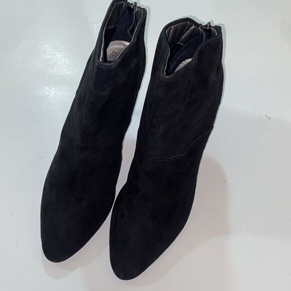 AUDREY BROOKE Elegant Black Ankle Boots Women’s Size 10 - Picture 2 of 9